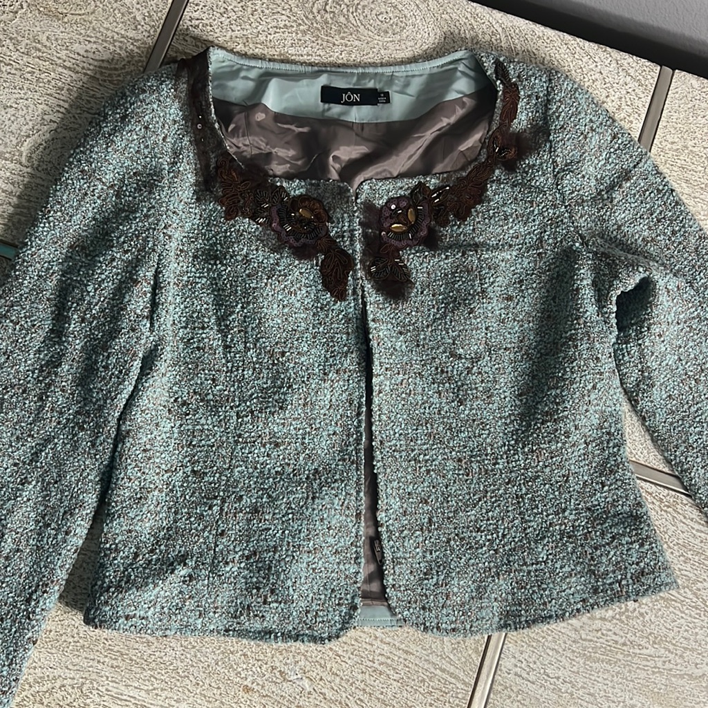 Size 12 Jon Business Suit Jacket